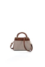 Silver & Polo SP1193 Kadın El Çantası Hasır Bej-Taba