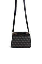 Silver & Polo SP1193 Kadın El Çantası Monogram Füme-Siyah