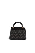 Silver & Polo SP1193 Kadın El Çantası Monogram Füme-Siyah