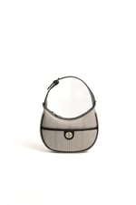 Silver & Polo SP1194 Kadın Omuz Çantası Hasır Siyah Beyaz-Siyah