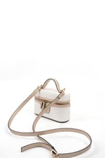 Silver & Polo SP1195 Kadın El Çantası Logolu Sedef-S.Nut