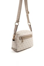 Silver & Polo SP1201 Kadın Çapraz Çanta Monogram Bej-Kum