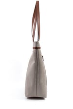 Silver & Polo SP1203 Kadın Omuz Çantası Hasır Bej-Taba