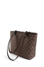 Silver & Polo SP1204 Kadın Omuz Çantası Monogram Kahve