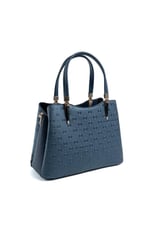 Silver & Polo SP1205 Kadın El Çantası Logolu Lacivert