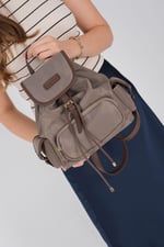 Silver & Polo SP1207 Kadın Sırt Çantası  Kum-Kahve