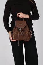 Silver & Polo SP1207 Kadın Sırt Çantası  Tütün-Kahve