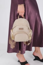 Silver & Polo SP1208 Kadın Sırt Çantası  Bej-Kum