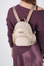 Silver & Polo SP1208 Kadın Sırt Çantası  Bej-Kum
