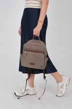 Silver & Polo SP1209 Kadın Sırt Çantası  Kum-Kahve