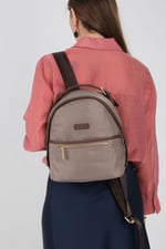 Silver & Polo SP1212 Kadın Sırt Çantası  Kum-Kahve