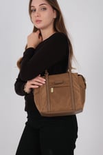 Silver & Polo SP1215 Kadın Omuz Çantası  Tütün-Kahve