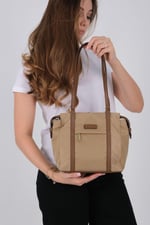 Silver & Polo SP1215 Kadın Omuz Çantası  Vizon-Camel