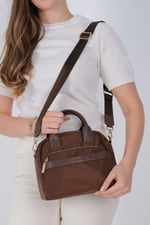 Silver & Polo SP1216 Kadın El Çantası  Kahve