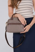 Silver & Polo SP1216 Kadın El Çantası  Kum-Kahve