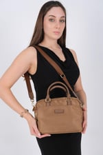Silver & Polo SP1217 Kadın El Çantası  Tütün-Kahve