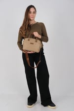 Silver & Polo SP1217 Kadın El Çantası  Vizon-Camel
