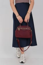 Silver & Polo SP1219 Kadın El Çantası  Bordo