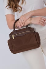 Silver & Polo SP1219 Kadın El Çantası  Kahve