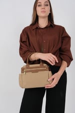 Silver & Polo SP1219 Kadın El Çantası  Vizon-Camel