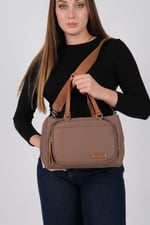 Silver & Polo SP1227 Kadın Omuz Çantası  Kahve-Taba
