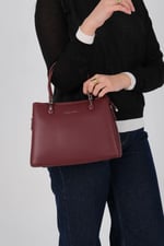 Silver & Polo SP1233 Kadın El Çantası  Bordo