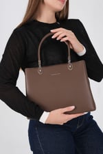 Silver & Polo SP1234 Kadın El Çantası  Kahve