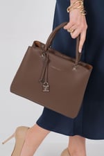 Silver & Polo SP1236 Kadın El Çantası  Kahve
