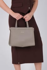 Silver & Polo SP1237 Kadın El Çantası  Bej