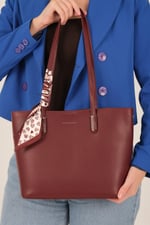 Silver & Polo SP1238 Kadın Omuz Çantası  Bordo