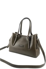 Silver & Polo SP1252 Kadın El Çantası Düz Zeytuni