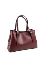 Silver & Polo SP1252 Kadın El Çantası Düz Bordo