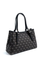 Silver & Polo SP1252 Kadın El Çantası Monogram Füme-Siyah