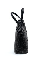 Silver & Polo SP1252 Kadın El Çantası Monogram Füme-Siyah