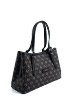 Silver & Polo SP1252 Kadın El Çantası Monogram Füme-Siyah