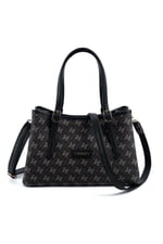 Silver & Polo SP1252 Kadın El Çantası Monogram Füme-Siyah