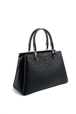 Silver & Polo SP1253 Kadın El Çantası Logolu Siyah