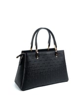 Silver & Polo SP1253 Kadın El Çantası Logolu Siyah