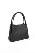 Silver & Polo SP1254 Kadın El Çantası Monogram Siyah