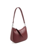 Silver & Polo SP1259 Kadın Omuz Çantası Düz Bordo