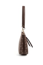 Silver & Polo SP1259 Kadın Omuz Çantası Monogram Kahve