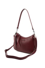 Silver & Polo SP1259 Kadın Omuz Çantası Düz Bordo