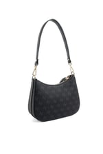 Silver & Polo SP1259 Kadın Omuz Çantası Monogram Siyah