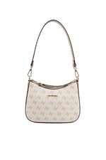 Silver & Polo SP1259 Kadın Omuz Çantası Monogram Bej-Kum