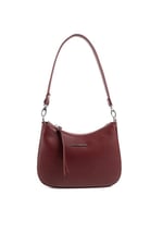 Silver & Polo SP1259 Kadın Omuz Çantası Düz Bordo