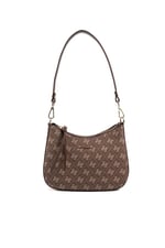 Silver & Polo SP1259 Kadın Omuz Çantası Monogram Kahve