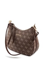 Silver & Polo SP1259 Kadın Omuz Çantası Monogram Kahve