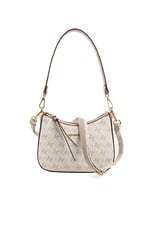 Silver & Polo SP1259 Kadın Omuz Çantası Monogram Bej-Kum