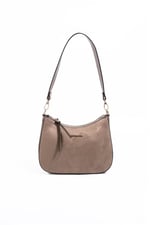 Silver & Polo SP1259 Kadın Omuz Çantası Süet Vizon