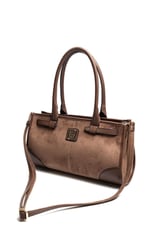 Silver & Polo SP1261 Kadın El Çantası Süet Kahve